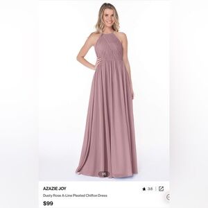 Azazie Joy Bridesmaid Dress - Dusty Rose